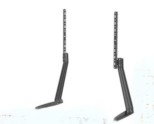 Barkan 32 in. to 70 in. Fixed Flat/Curved TV Mount Tabletop Stand Legs Base in Black Fits 