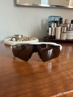 Oakley Radar EV XS Path Sunglasses Custom White / Brown / Orange