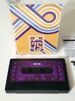 New 2023 LA Lakers Portable Bluetooth Speaker Wireless Vintage Cassette Tape SGA