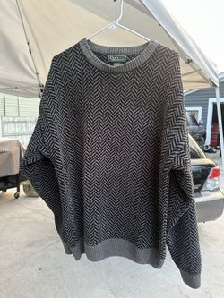 Vintage Croft & Barrow Coogi Style Crewneck Sweater // Size XLT