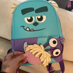 BRAND NEW MONSTERS INC LOUNGEFLY BACKPACK