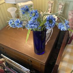 Beautiful Blue Artificial Flowers for a Vase