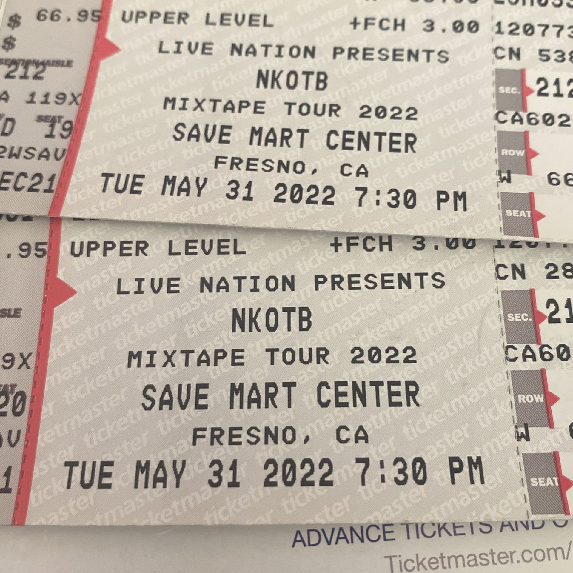 Tickets, NKOTB