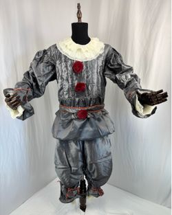 Adult Pennywise Clown Costume - Plus Size Victorian Horror Outfit