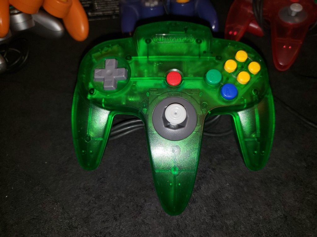 Nintendo 64 Jungle Green N64 Controller - Like New