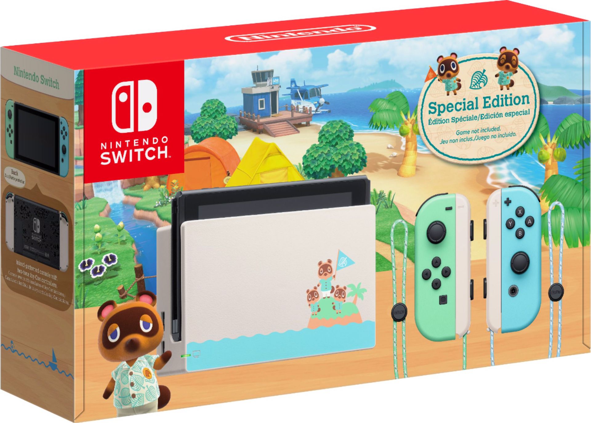 Nintendo switch animal crossing special edition