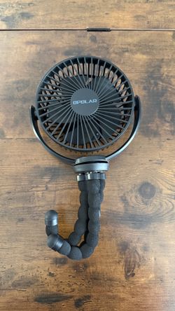 5000mah Portable Stroller Fan 3 Speed Flexible Tripod