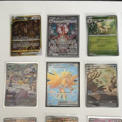 Pokemon cards - Crown Zenith, Journeys Together, 151, Obsidian Flames, Prismatic Evolutions