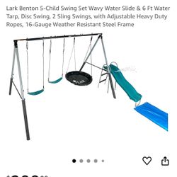 Swing Set With Slide 