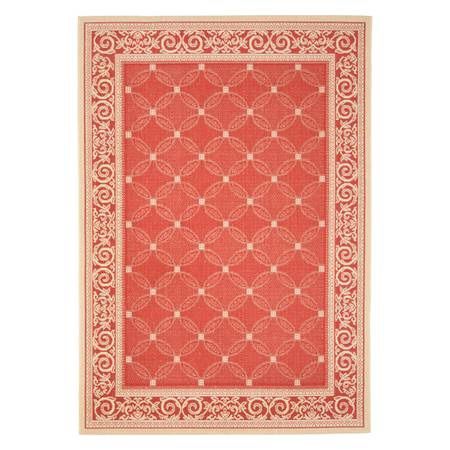 Safavieh Courtyard Gaus Geometric Indoor/Outdoor Area Rug or Runner 5’3” x 7’7”