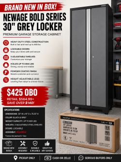 NewAge Garage Cabinet Locker Brand New In Box