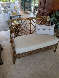 Rattan Love Seat