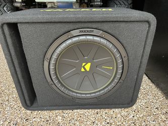 Kicker Amp And 12” Sub With Box