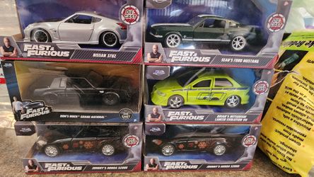 Jada Fast & Furious 1:32 Scale Lot. 