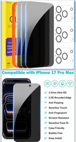 IPhone 17 Pro Max Privacy Screen Protector
