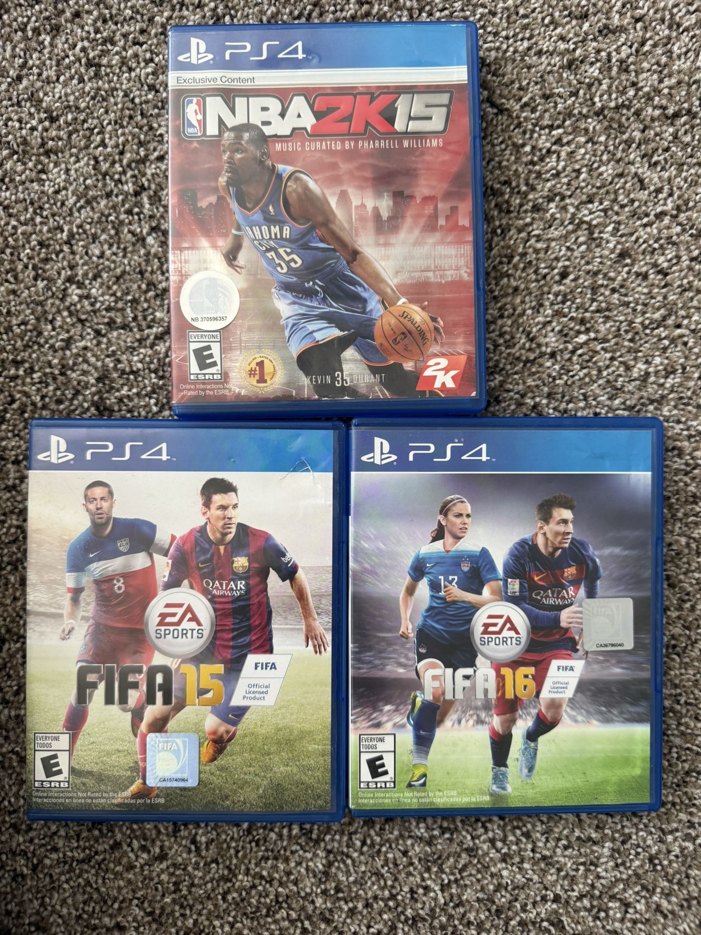 Set PS4 Games $20