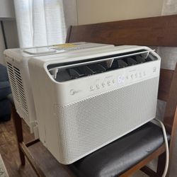 Aire acondicionado de ventana Midea 80000 BTU DOE Smart Inverter en forma de U para espacios de hast