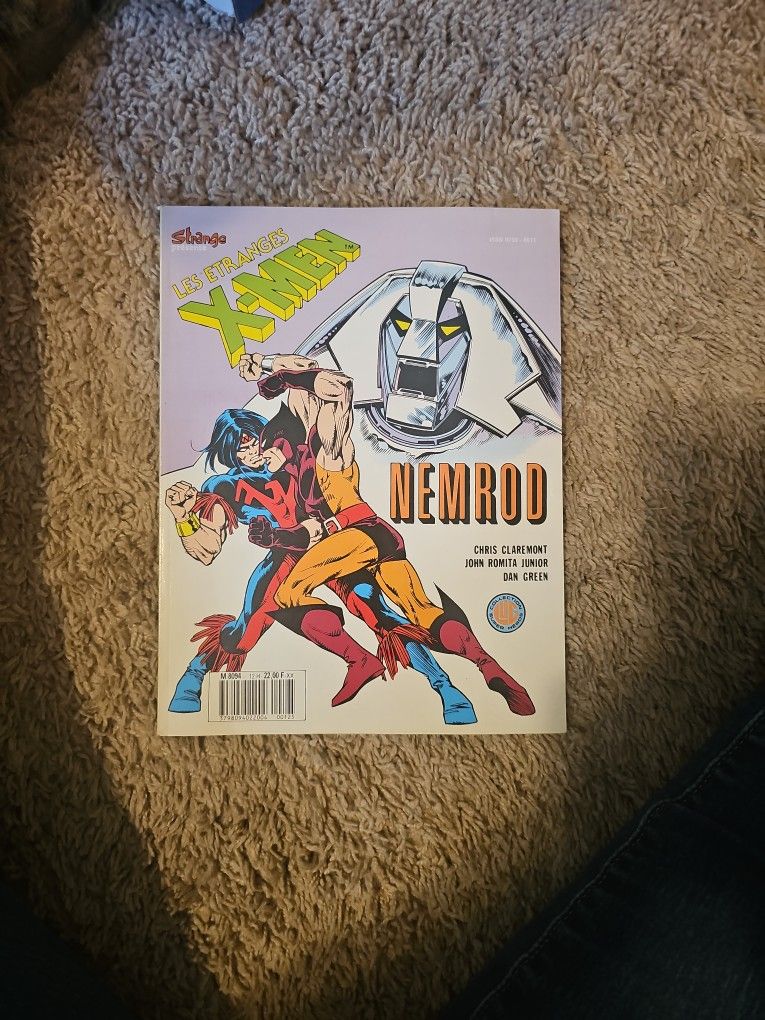 1985 French Version X Men Comic Book