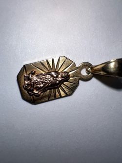 14k Religious Figure Pendant Charm