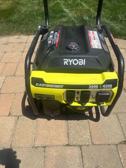 Ryobi easy start 4500 starting watt generator