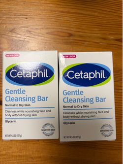 Cetaphil bar soap $5 for both