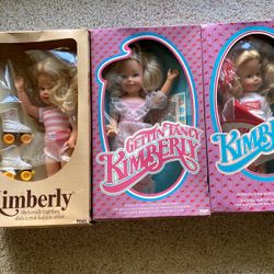 3 Kimberly Dolls Set. 