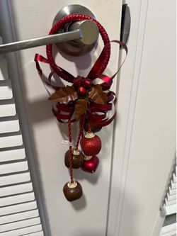 Door hanging Christmas bells-2 count