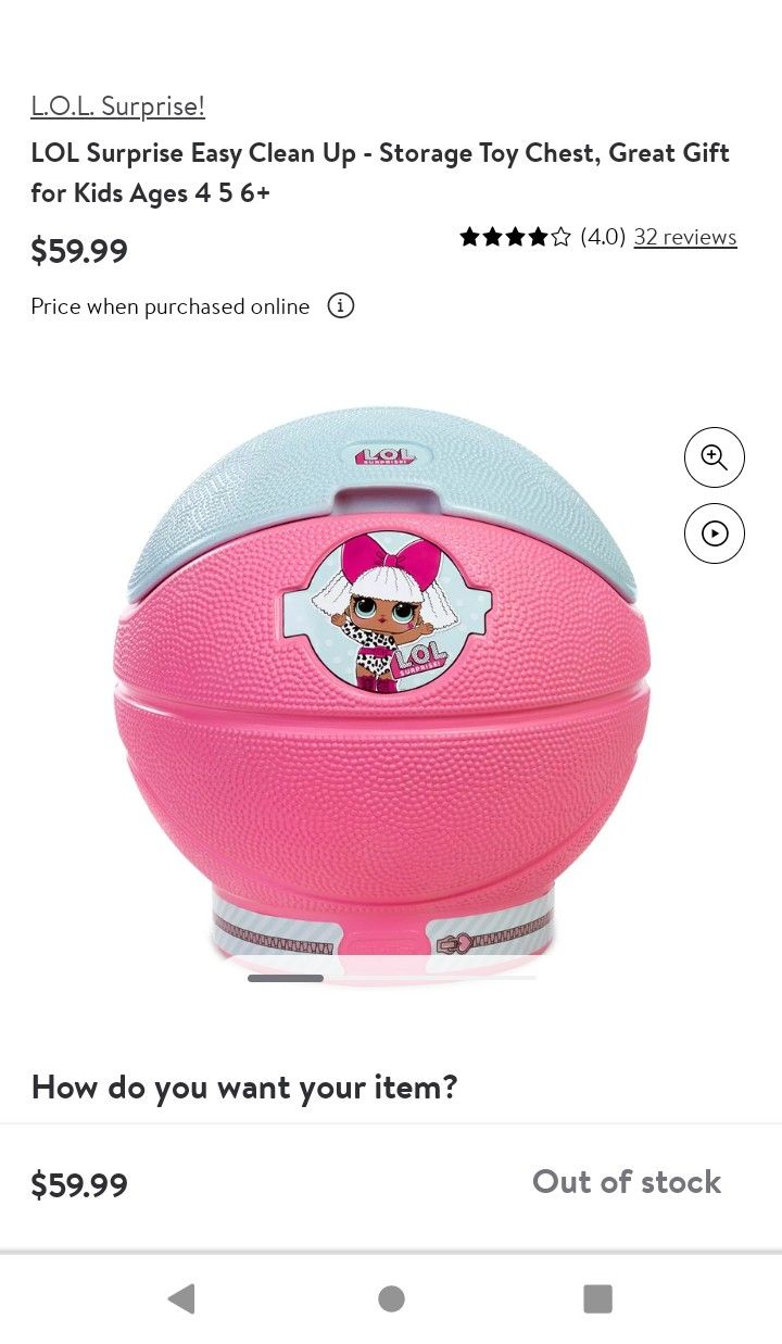 Lol surprise best sale storage toy chest
