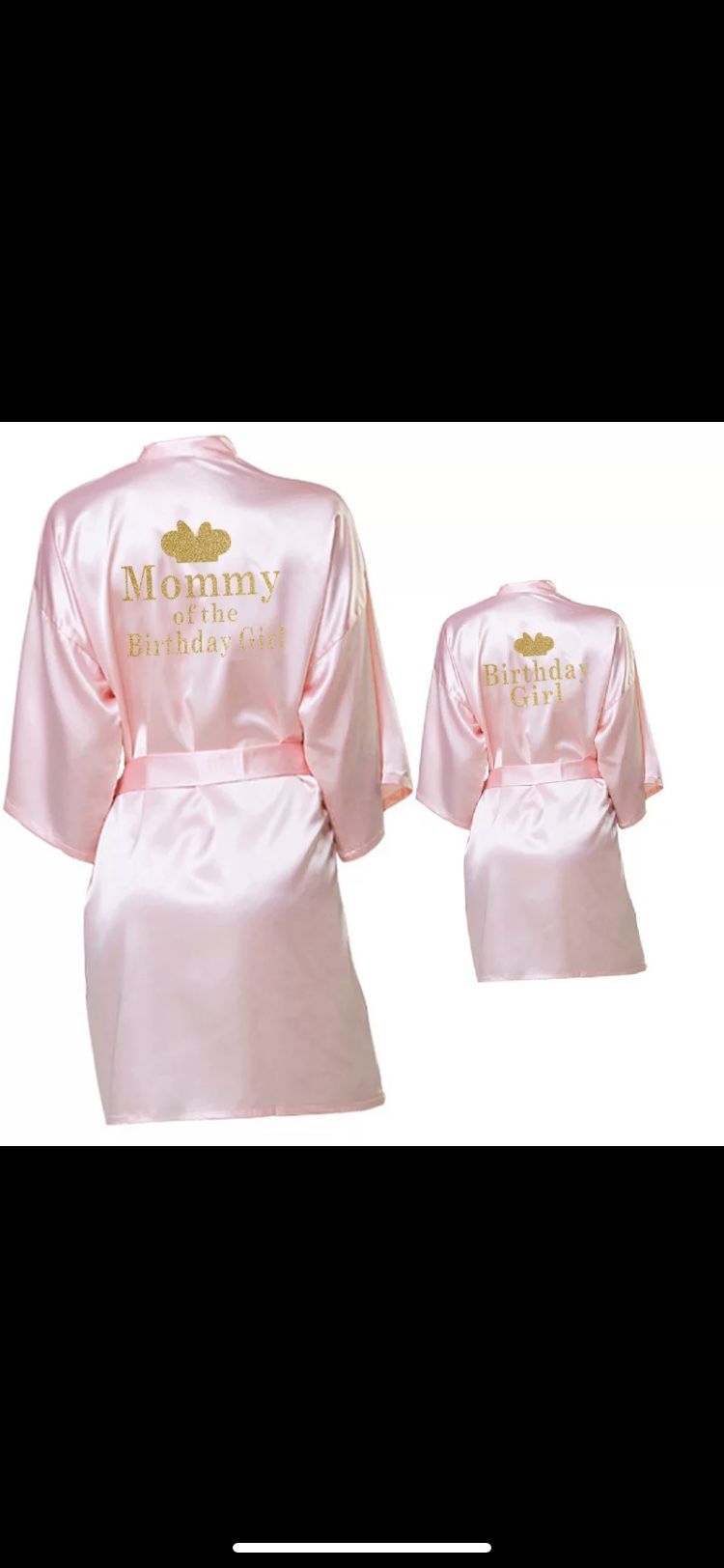 Mommy Of The Birthday Girl Robe
