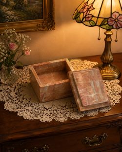 SOLID MARBLE TRINKET BOX