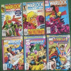 Warlock Comics lot of 6 
