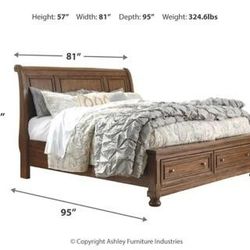 King size bedroom set From Ashley furniture 