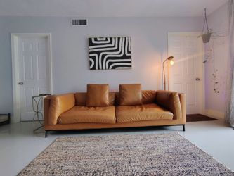 Modani Genuine Leather Sofa – $2,700 Retail – $900 OBO