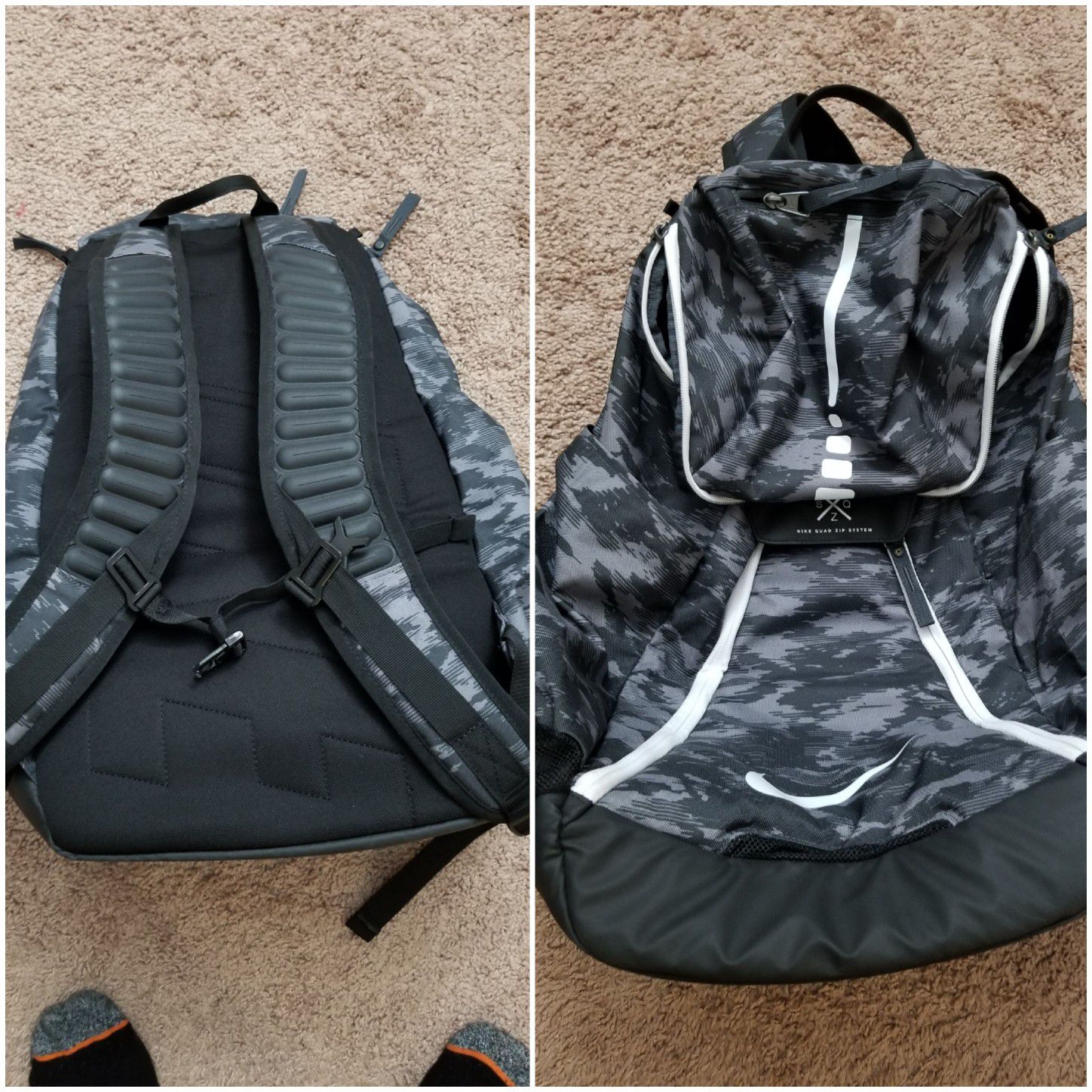 Nike hoops elite max air basketball backpack