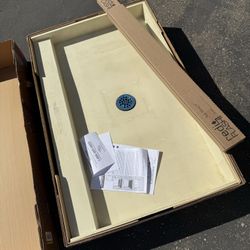 BRAND NEW TILE READY SHOWER BASE 30x48 CENTER DRAIN 
