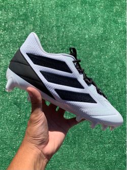 ADIDAS FREAK CARBON LOW “WHITE / BLACK” FOOTBALL CLEATS (Size 11.5, Men’s)