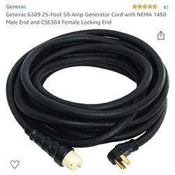 Generac 50amp Generator Cord-25foot