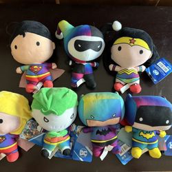 7” DC Plush Set