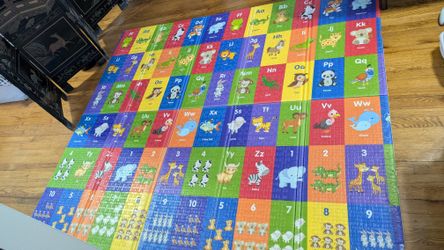 Alphabet & Numbers Play Mat For Kids 