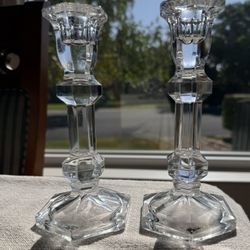 Glass Candle Holders 