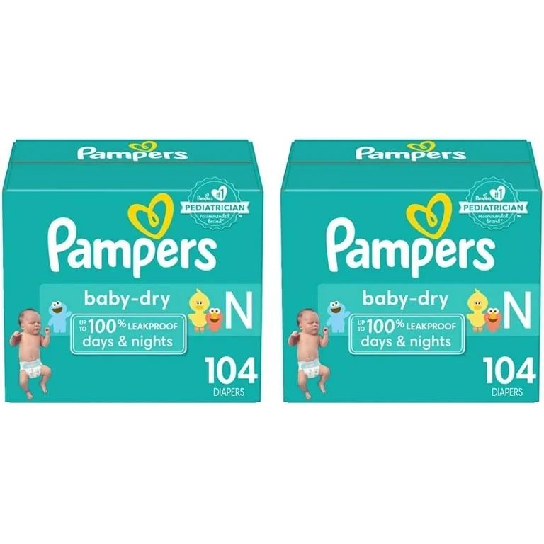 New Born Pampers (104 Count)