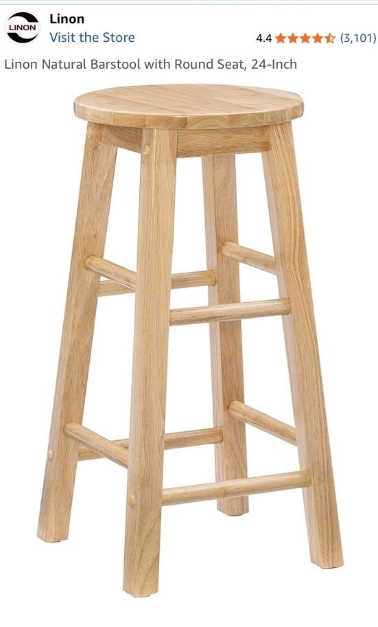 Natural Countertop Stool - NEW..!