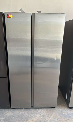 Samsung Side‑by‑Side Fridge – Stainless, No Dispenser