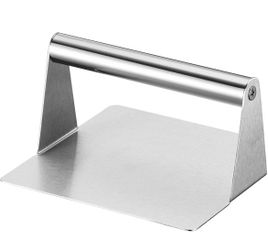 Stainless Steel Round Square Hamburger Steak Beef Meat Press