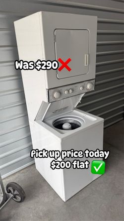 Whirlpool stack washer dryer