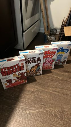 KAWS x General Mills cereal set of 4 new in box