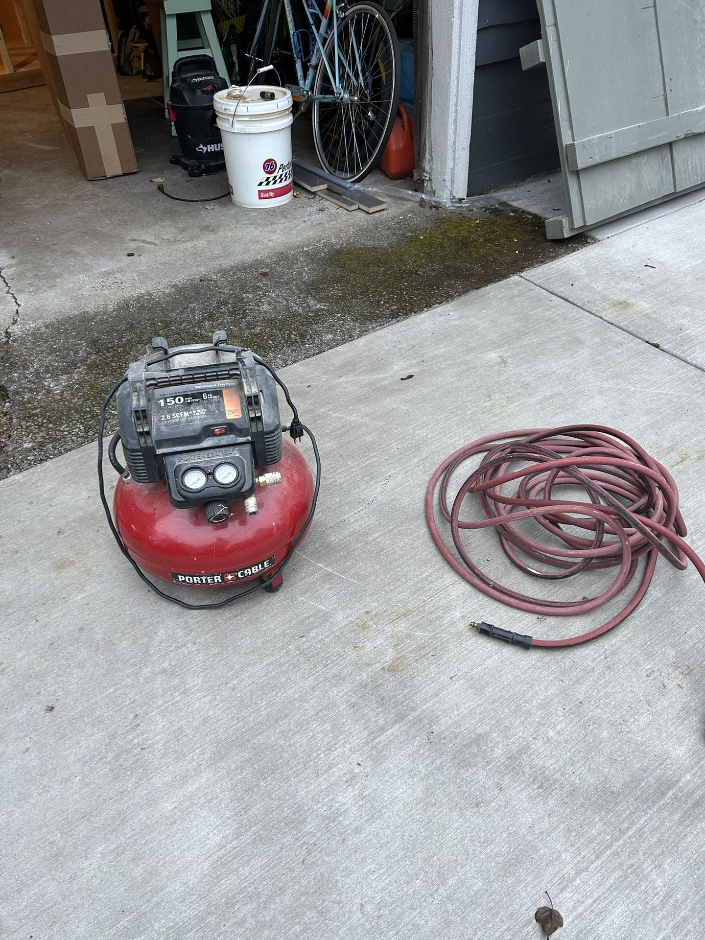 Porter Cable Compressor And Hose