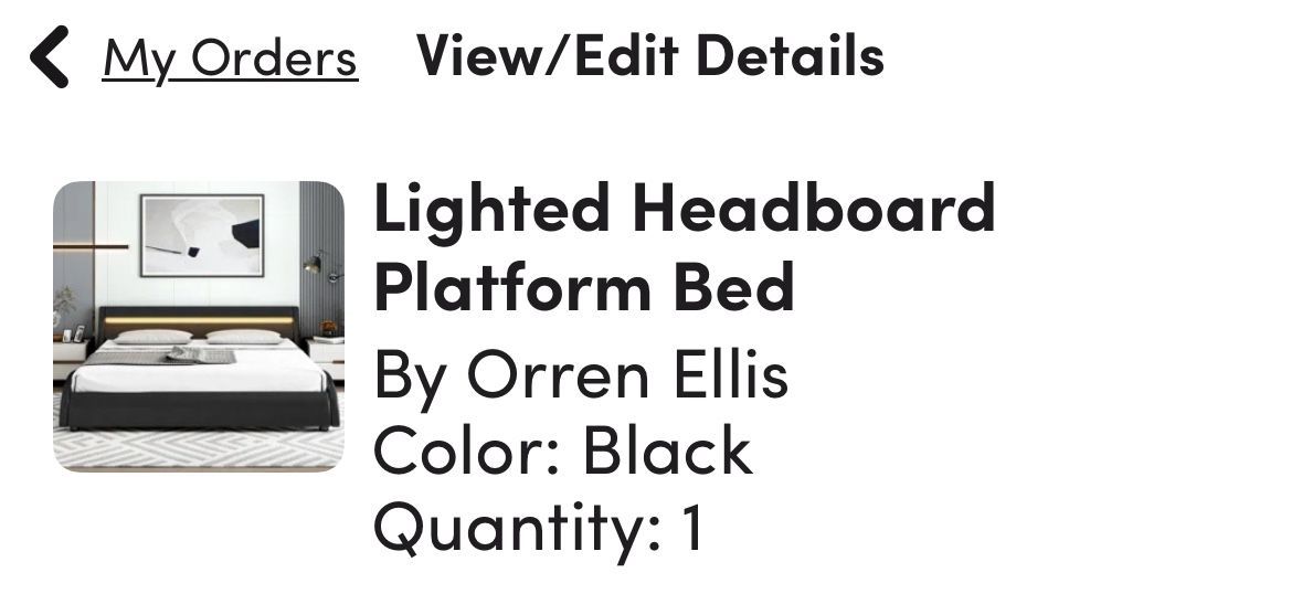 Modern Bed Frame