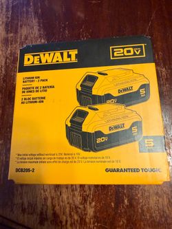 Dewalt  20v 5.0 battery