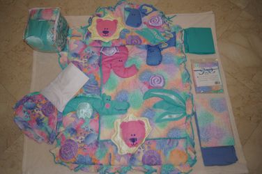 Jungle Crib Bed Set & Accessories